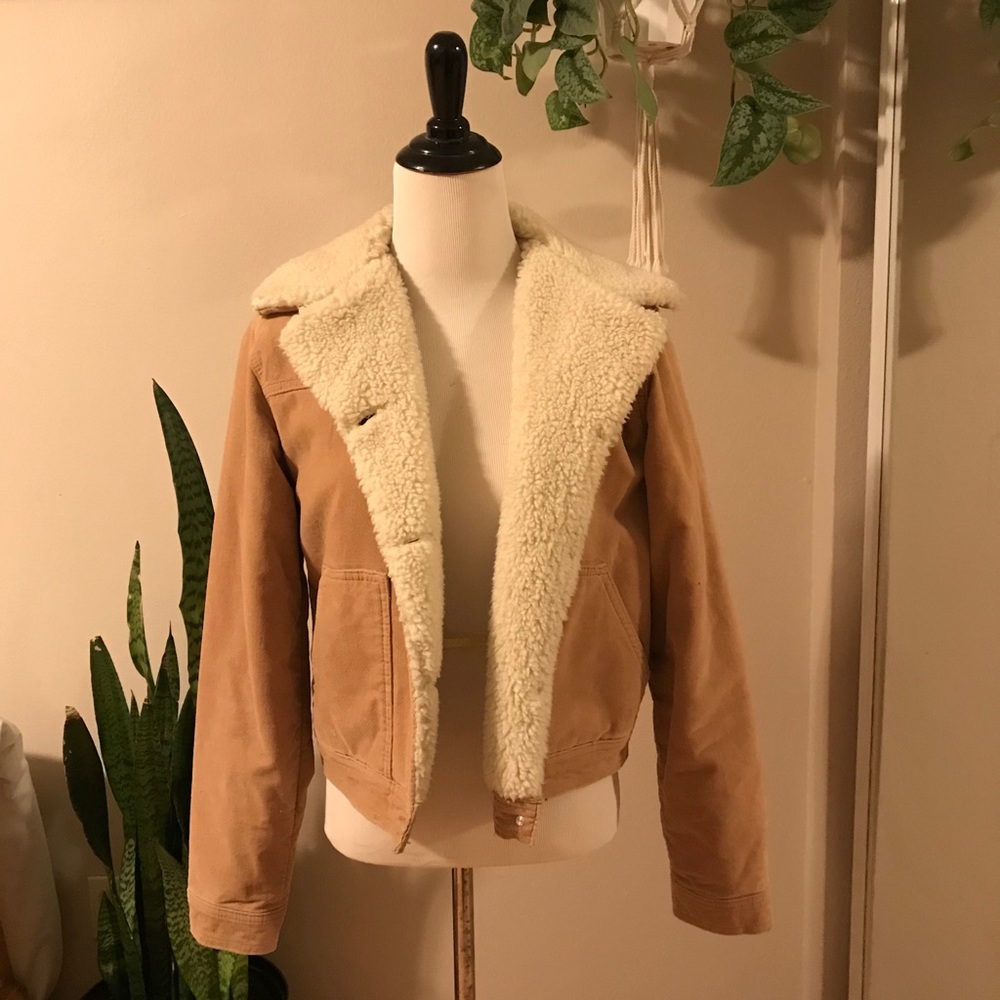 ASOS Cord Sherpa Jacket